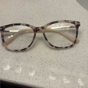 Brown and Cream Oversized Square Glasses